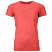 Ženska termo majica Ortovox W's 120 Tec Lafatscher Topo T-Shirt ružičasta