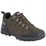 Muške cipele Jack Wolfskin Refugio Texapore Low M zelena Khaki/Phantom