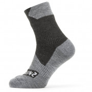Vodootporne čarape SealSkinz WP All Weather Ankle crna/siva Black/GreyMarl