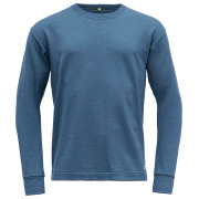 Muške funkcionalne majice dugih rukava Devold Nibba Man Sweater plava BlueMelange