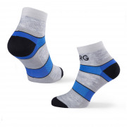 Muške čarape Warg Trail Low Wool siva/plava SvSedaCernoModraCerna