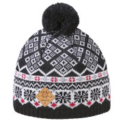 Pletena kapa od merino vune Kama A146 crna Black