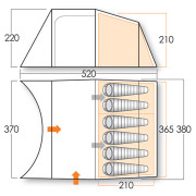 Šator Vango Calisto 600
