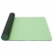 Podnica Yate Yoga Mat dvoslojni TPE zelena/svijetlo zelena