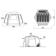 Obiteljski šator Easy Camp Sandland Yurt