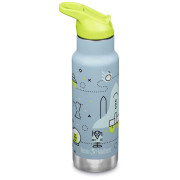 Dječja izotermalna boca Klean Kanteen Insulated Kid Classic Narrow 12oz (w/Flip Seal Sport Cap) tirkizna launch plan