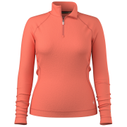 Ženska funkcionalna majica Smartwool W Classic Thermal Merino Base Layer 1/4 Zip koralna CORAL REEF