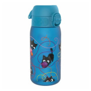 Dječja boca Ion8 Leak Proof Blue Cats 350ml