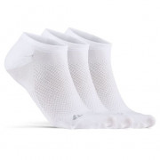Čarape Craft Core Dry Footies 3-Pack bijela White