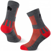 Čarape Zulu Trekking Women crvena/siva