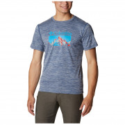 Muška majica Columbia Zero Rules Short Sleeve Graphic Shirt plava/bijela
