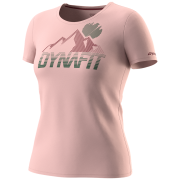 Ženska funkcionalna majica Dynafit Transalper Graphic S/S Tee W crvena/ružičasta pale rose/5560