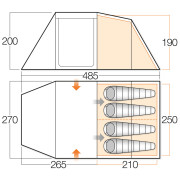 Šator Vango Drummond 400