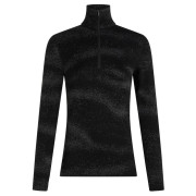 Ženska funkcionalna majica Icebreaker Women M 260 Tech Vertex LS HZ Chillwave crna Black/Obsidia/J
