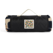 Deka za piknik Regatta Orla Kiely Printed Picnic Blanket crna/bež Giant Square Flower Mono