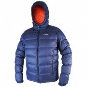 Muška pernata jakna Warmpeace Crux plava/narančasta