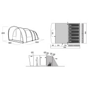 Obiteljski šator Easy Camp Skarvan 6
