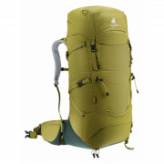 Turistički ruksak Deuter Aircontact Core 50+10 žuta/zelena cactus-ivy