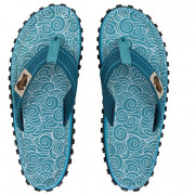 Ženske japanke Gumbies Islander Flip-Flops - Turquoise Swirls