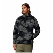 Muški džemper Columbia Rugged Ridge™ High Pile Half Zip crna Black Mod Camo