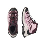 Dječja obuća Salomon X Ultra Mid Gtx J Huckleberry-Dawn Pink-Concord Grape