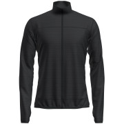 Muške funkcionalne majice dugih rukava Icebreaker Men Merino Blend 300 RealFleece™ Descender LS Zip crna Black