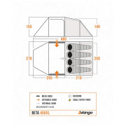 Šator Vango Beta 450XL