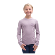 Dječja funkcionalna majica Sensor Merino DF Logo Up Mystic Violet