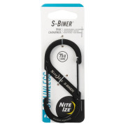 Karabiner bez matice Nite Ize S-Biner Stainless Steel #4 crna Černá