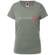 Ženska majica The North Face W S/S Neverstopexploring Tee siva/zelena AgaveGreen