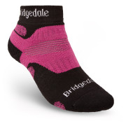 Ženske čarape Bridgedale Hike MW MP Ankle crna/ružičasta Black/Pink