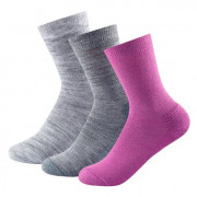 Ženske čarape Devold Daily medium sock 3PK mješavina boja AnemoneMix