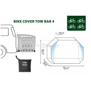 Vodootporna futrola Brunner Bike Cover Tow Bar 3/4