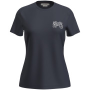Ženska funkcionalna majica Icebreaker W Mer 150 Tech Lite SS Tee Adventure Rid tamno plava Midnight Navy