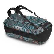 Putna torba Osprey Transporter 65 2023 zelena/crna palm leaf glitch print