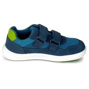 Dječje cjelogodišnje barefoot cipele Bugga Safi Blue plava/zelena modrá