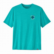 Muška majica Patagonia M's Cap Cool Daily Graphic Shirt svijetlo plava
