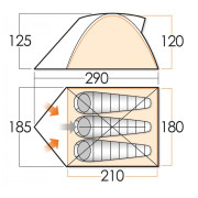 Šator Vango Rock 300