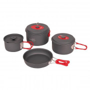 Set posuđa Bo-Camp Cookware set Explorer XL siva Gray/Red