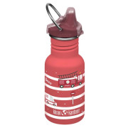 Dječja boca Klean Kanteen Kid Classic Narrow 12oz (w/ Kid Sippy Cap) crvena Fire Trucks