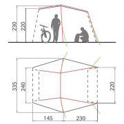 Šator za kamper Vaude Drive Van