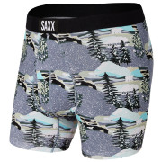Bokserice Saxx Ultra Boxer Brief Fly siva GrayTheHillsAreAlive
