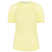 Ženska funkcionalna majica Kari Traa Embla Wool Tee žuta Mellow Yellow