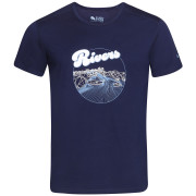 Muška majica Zulu Merino River Ring 160 Short Comfy plava Navy