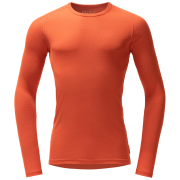 Muške funkcionalne majice Devold Adventure Merino 190 Shirt Man narančasta Brick