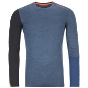 Muška majica Ortovox Rock'n'Wool Long Sleeve M tamno plava Nightblueblend