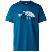 Muška majica The North Face M S/S Mountain Line Tee plava