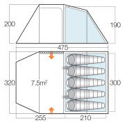 Šator Vango Beta 550 XL (2019)