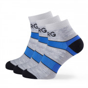 Muške čarape Warg Trail Low Wool 3-pack siva/plava SvSedaCernoModraCerna