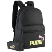 Gradski ruksak Puma Phase Backpack Set crna/žuta PUMA Black-Fizzy Light